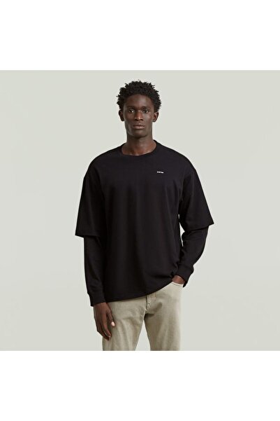 G-STAR RAW Black Logo Men's T-Shirt