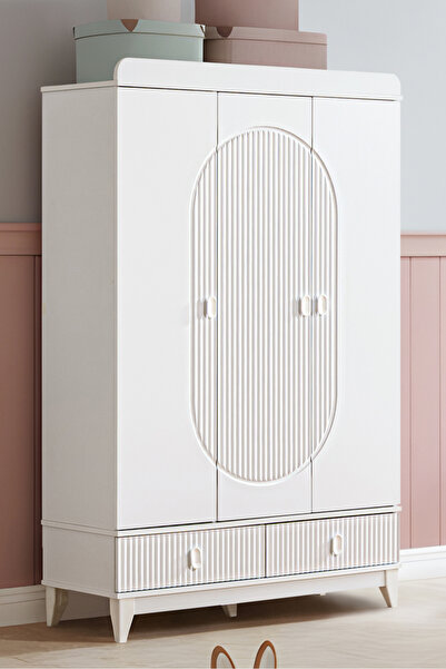 Setay Gardırop, Vizyon 3 Kapaklı 2 Çekmeceli Dolap