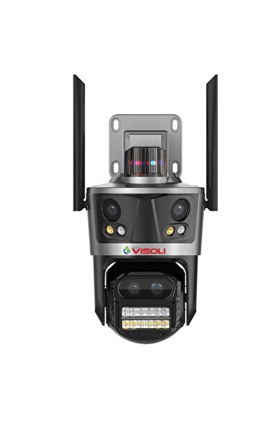 Visoli Visoli® P11 Zoom Triple WIFI Surveillance Camera, 12MP 6KUHD Resolution