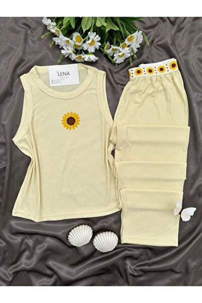 Lena Homewears Women's Strappy Cropped Pajama Set