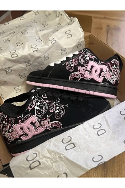 Gofeel Midnight Dc Shoes Black Pink Sports Shoes