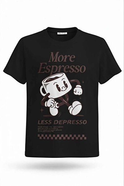 Miss Poem Γυναικείο μαύρο μπλουζάκι με τύπωμα 100% Βαμβάκι