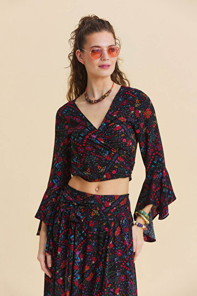 Los banditos Іспанська блуза з короткими рукавами