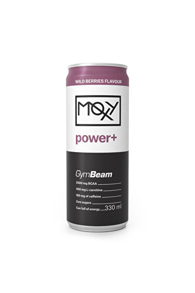 GymBeam Băutură energizantă MOXY Power+ 330 ml, 330 ml, fructe de pădure