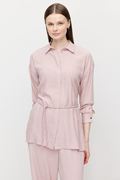 PAULMARK Women's Belted Shirt Tunic