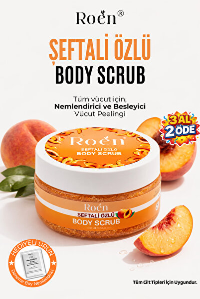 Roen Pürüzsüzleştirici Vücut Peeling Scrub - Çilek Bacak & Batık Giderici Bey...