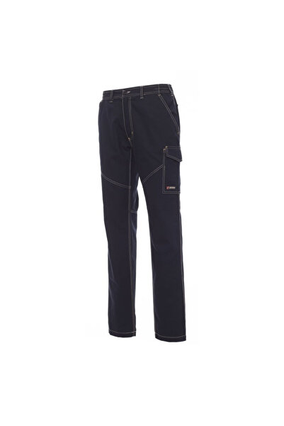 PAYPER Pantaloni talie Worker Stretch Summer, Sezon Vara, Navy Blue, Marime 3...