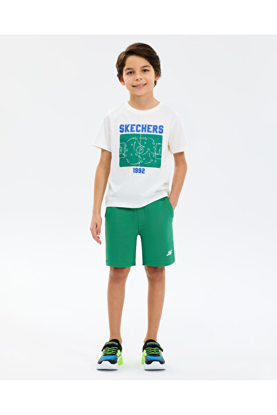 SKECHERS B Lw Fleece Sweat Short Büyük Erkek Çocuk Haki Şort SK2610080-1027