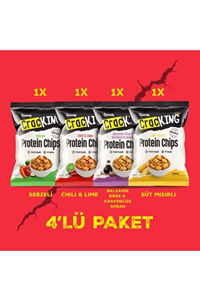 Qavruq quality nuts Protein Chips 8 Pack