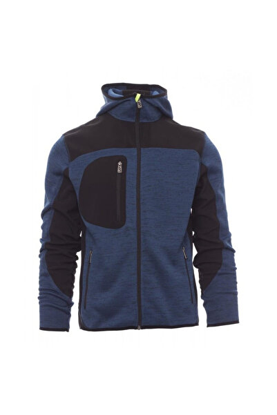 PAYPER Trip jacket, 100% polyester, Melange Blue/Black Yellow, size XL XL