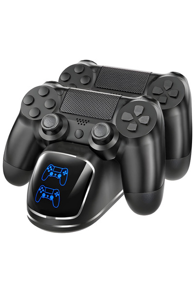 Teno Stație de andocare duală PS4 pentru controlere, încărcare rapidă și efic...