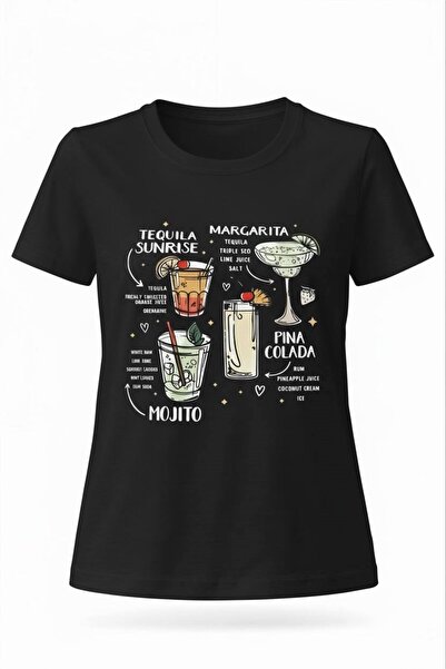 Miss Poem Γυναικείο μπλουζάκι μαύρο με γραφικά με τύπωμα Βαμβάκι