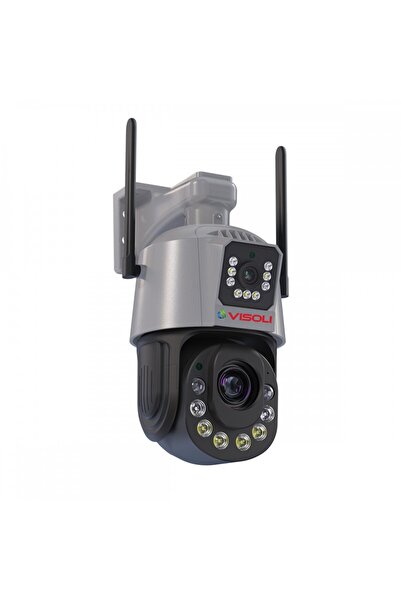 Visoli Professional WIFI surveillance camera Visoli™ QW25-ZOOM UHD 8MP, Dual ...