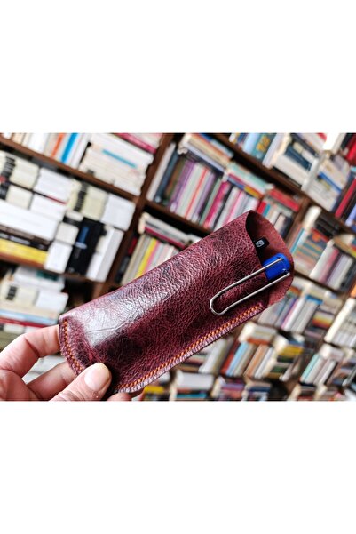 Mahfuz Hakiki Deri Tamamen Emeği 17,5 X 7 Cm Gözlük Kılıfı - Kalem Kutu NLU401