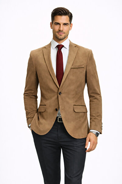 PARLAMENTER Fabio Cassel Slim Fit Erkek Tek Ceket