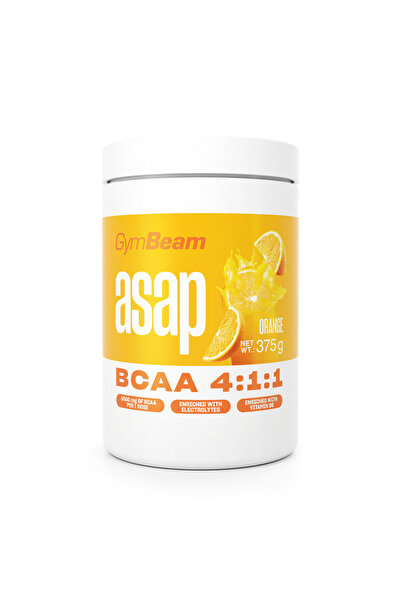 GymBeam ASAP BCAA, 375 g, portocaliu
