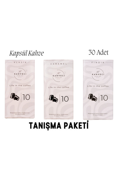 The Kahveci Coffee Shop The Kahveci Nespresso Uyumlu Kapsül Kahve 30 Adet Tan...