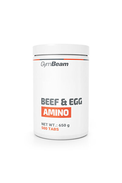 GymBeam Carne de vită și ouă, 500 de comprimate, fără aromă