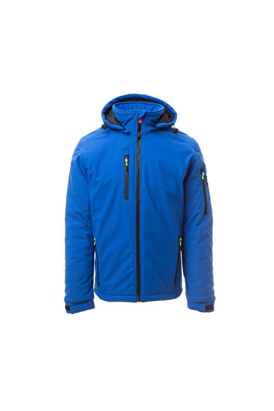 PAYPER Creek Pad Winter Softshell Jacket, 50% Cotton + 50% Polyester, Royal B...
