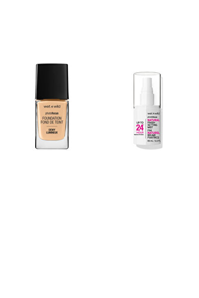 WET N WİLD Photo Focus Foundation Dewy Lumineux Fondöten Sof... +1 Parça Maky...
