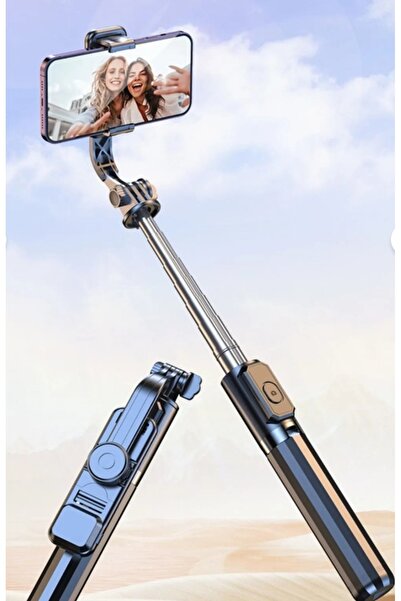 Selfie Çubuğu Bluetooth Kumandalı Kablosuz ,Mini Tripod Bluetooth Kumandalı Selfie Stick