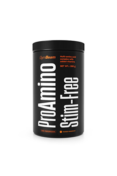 GymBeam ProAMINO Stim-Free, 390 g, maracuja de mango