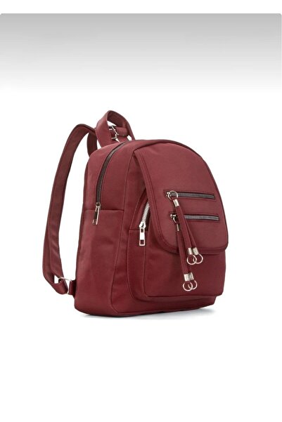 MILANOFOX Women's Mini Multi-Compartment Fabric Bag Backpack – with Cover Poc...