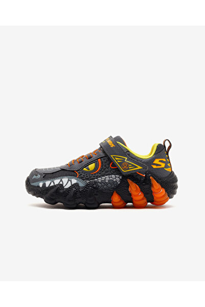 SKECHERS SKECH-O-SAURUS LIGHTS 2.0 Büyük Erkek Çocuk Gri Işıklı Spor Ayakkabı...