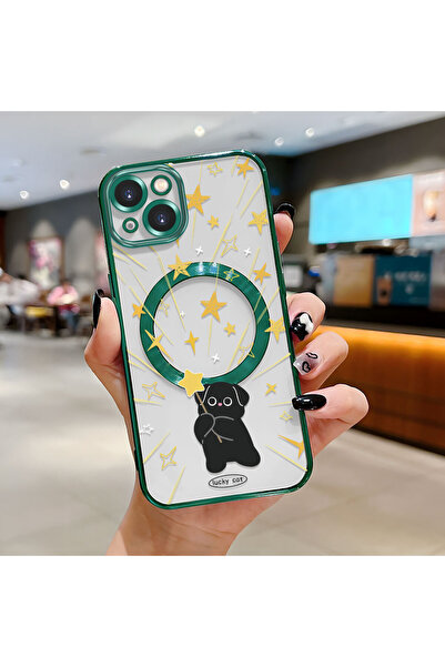 Hontinga حافظة لاسلكية من السيليكون الناعم الشفاف متوافقة مع هاتف iPhone 13 ب...