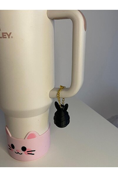 Freya Cute Rabbit Quencher Thermos Cup Accessory Decorative Ornament with Chain