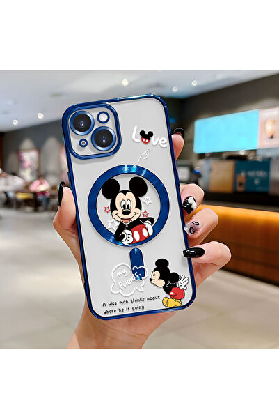 Hontinga iPhone 15 Uyumlu Şeffaf Yumuşak Silikon Magsafe Wireless Telefon Kıl...