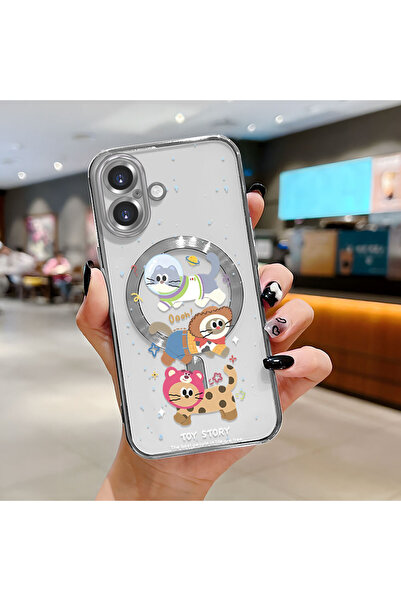 Hontinga iPhone 16 Compatible Transparent Soft Silicone Magsafe Wireless Phon...