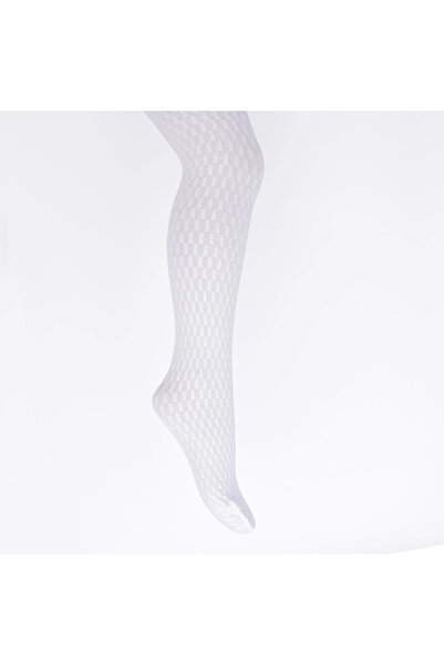 lowell home Homeros Girls' Pantyhose 300418 White