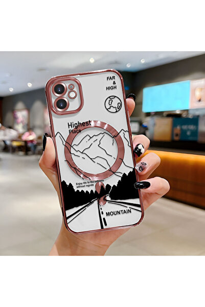 Hontinga iPhone 11 Compatible Transparent Soft Silicone Magsafe Wireless Phon...