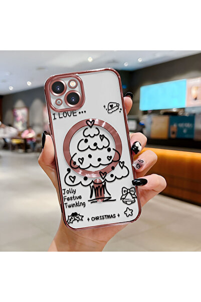 Hontinga iPhone 13 Compatible Transparent Soft Silicone Magsafe Wireless Phon...