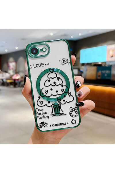 Hontinga حافظة هاتف لاسلكية من السيليكون الناعم الشفاف متوافقة مع iPhone 16e ...