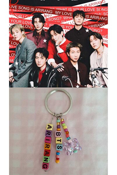 SOUL BY A&B Bts Arirang Keychain Bag Charm Ornament Accessory Rm Jin Suga Jho...
