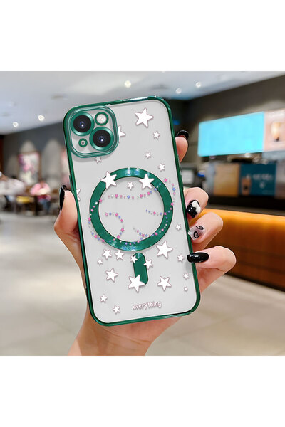 Hontinga حافظة هاتف لاسلكية من السيليكون الناعم الشفاف متوافقة مع هاتف iPhone...