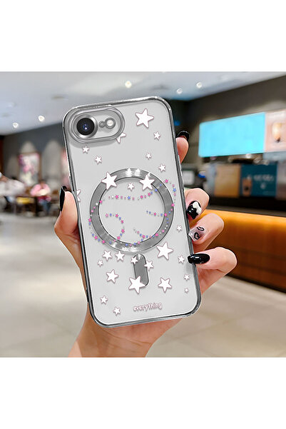 Hontinga حافظة هاتف لاسلكية من السيليكون الناعم الشفاف متوافقة مع iPhone 16e ...