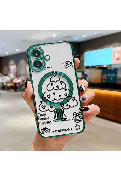 Hontinga حافظة هاتف لاسلكية من السيليكون الناعم الشفاف متوافقة مع iPhone 16 ب...