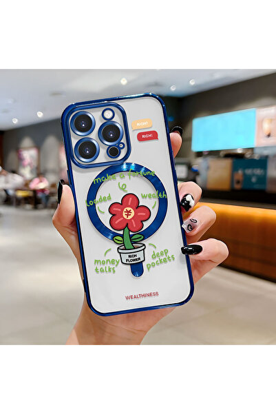 Hontinga iPhone 16 Pro Compatible Transparent Soft Silicone Magsafe Wireless ...