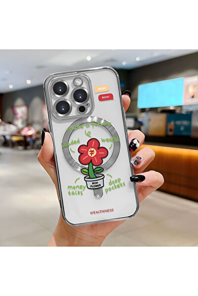 Hontinga حافظة هاتف لاسلكية من السيليكون الناعم الشفاف متوافقة مع هاتف iPhone...