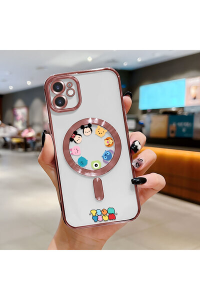 Hontinga iPhone 11 Compatible Transparent Soft Silicone Magsafe Wireless Phon...