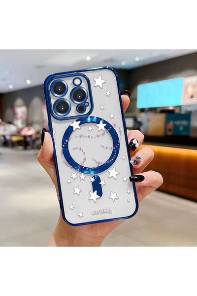 Hontinga iPhone 16 Pro Compatible Transparent Soft Silicone Magsafe Wireless ...