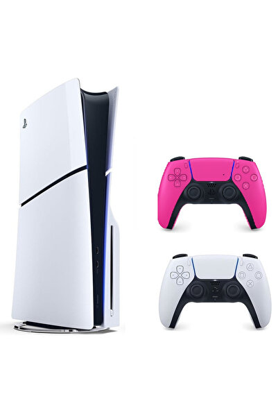 Sony Playstation 5 slim Cdli versiyon + 2.kol Dualsense Pembe ( İthalatçı Gar...