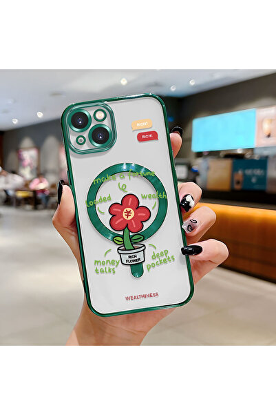 Hontinga حافظة هاتف لاسلكية من السيليكون الناعم الشفاف متوافقة مع هاتف iPhone...