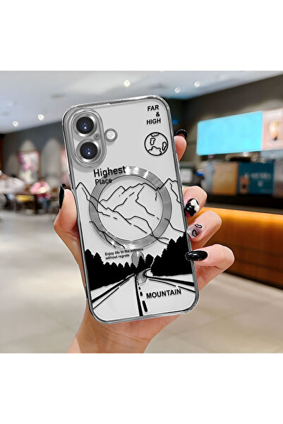 Hontinga iPhone 16 Compatible Transparent Soft Silicone Magsafe Wireless Phon...