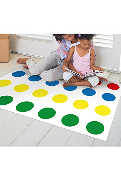 Atalya Reklam ve Tasarım Çocuklar için Twister Oyunu Vinil Branda 70x100 cm