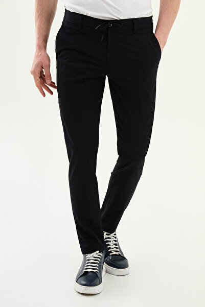 Mcr Pantaloni slimfit din poliviscon