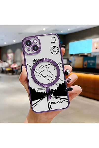 Hontinga iPhone 15 Plus Compatible Transparent Soft Silicone Magsafe Wireless...